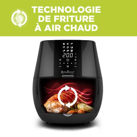 Cuisinez sainement avec l'Air Fryer Pro Rosmarino : la friteuse à air chaud