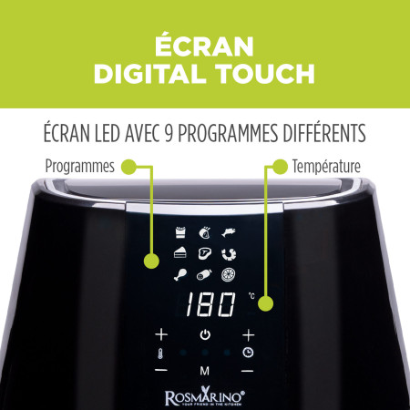 Cuisinez facilement et sainement avec l'Air Fryer Pro Rosmarino