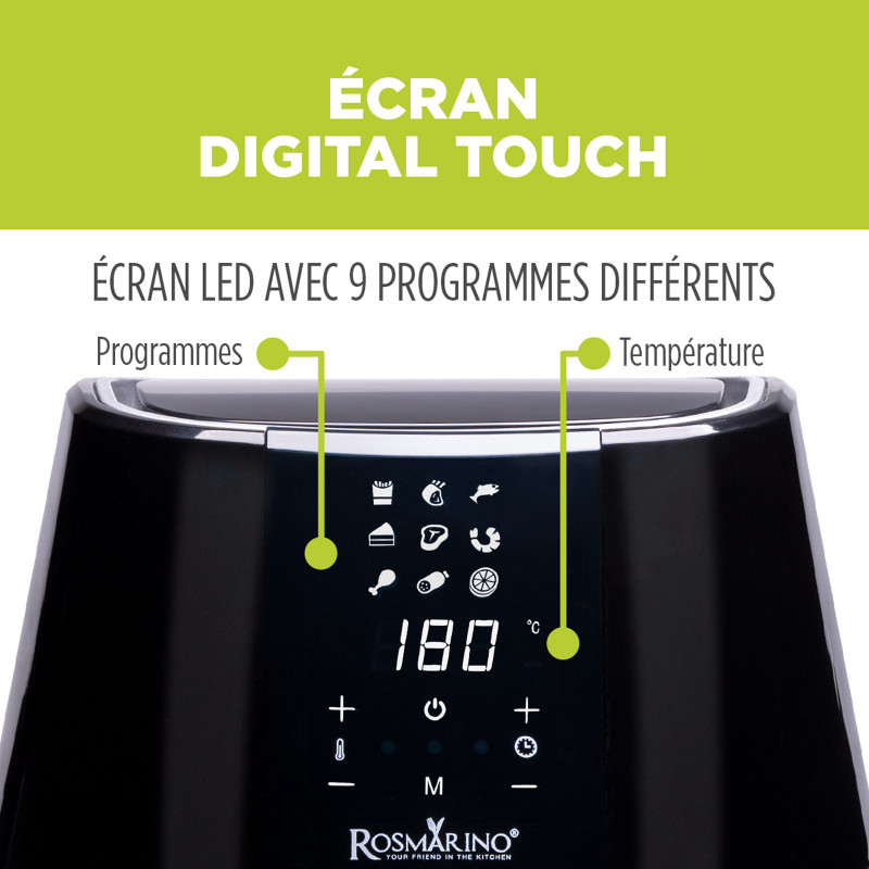Cuisinez facilement et sainement avec l'Air Fryer Pro Rosmarino