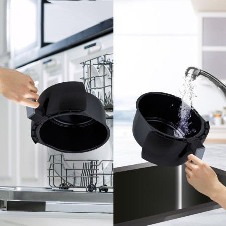 Friteuse à air chaud Rosmarino - cuisinez de délicieux aliments sans huile, sans stress et en toute simplicité