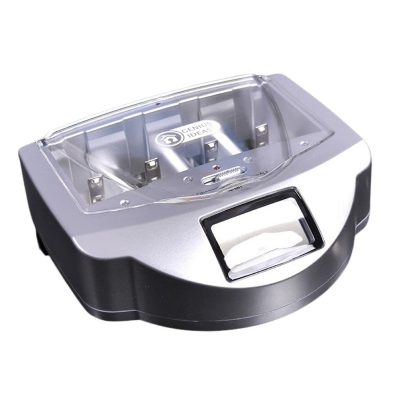 BATTERY CHARGER : Chargeur Universel de Piles avec Écran LCD