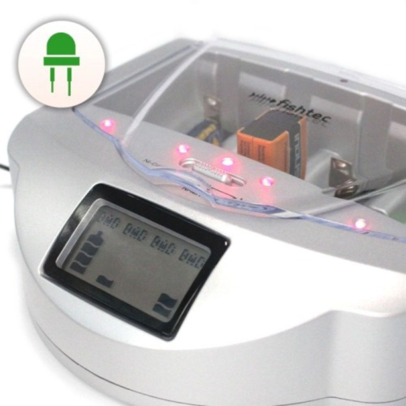 BATTERY CHARGER : Chargeur Universel de Piles avec Écran LCD