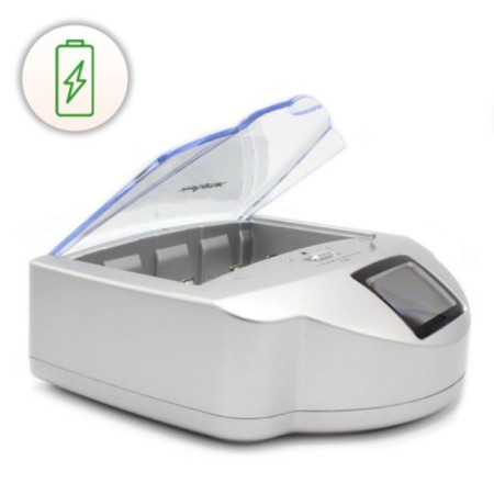 BATTERY CHARGER : Chargeur Universel de Piles avec Écran LCD