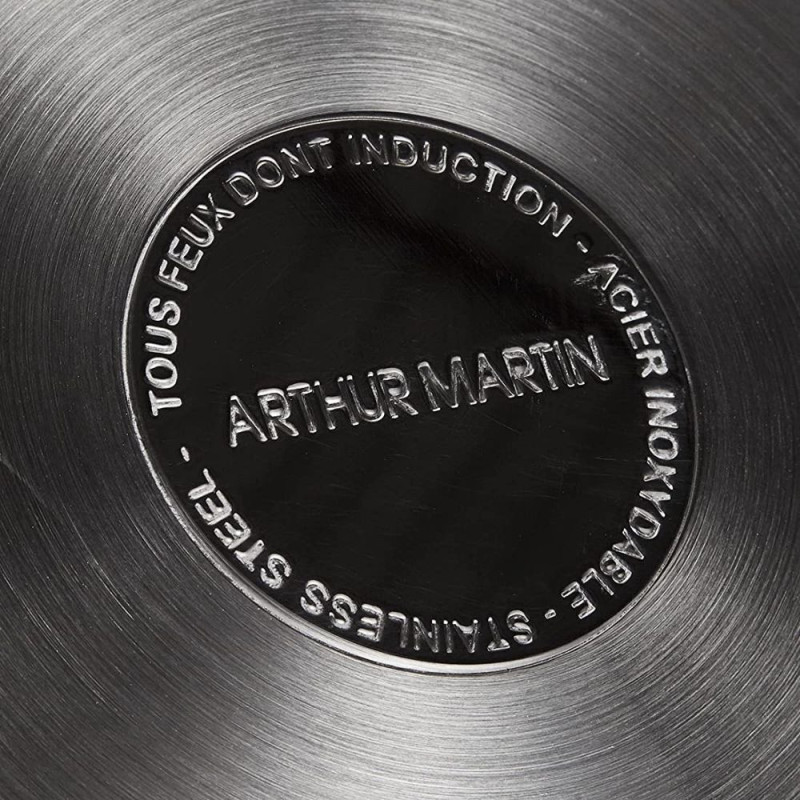 AM8411 : Batterie de Cuisine Inox 10 Pièces Arthur Martin Tous Feux dont Induction et Four