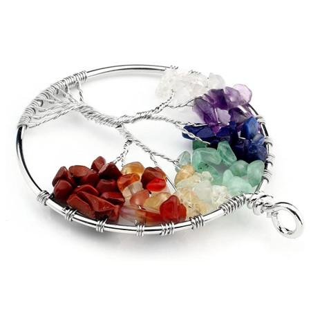 HARMONY NECKLACE : Collier Arbre de Vie - 7 Chakras