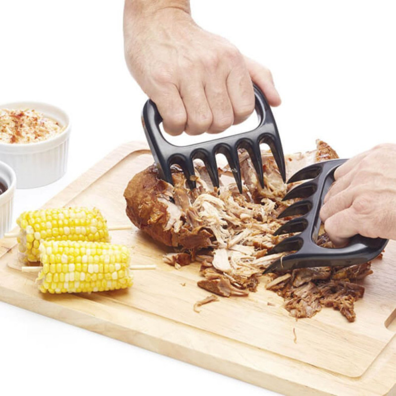 BEARCLAWS : Paire de Griffes d'Ours pour Barbecue et Viande Effilochée