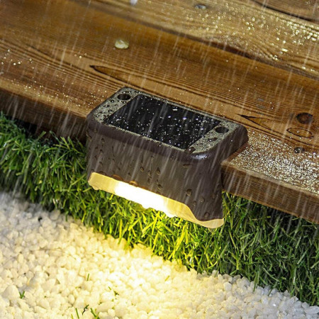SOLARLED : Pack de 4 Appliques Solaires LED avec Kit de Fixation