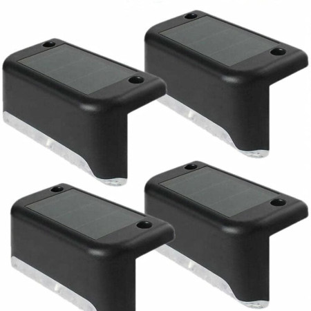 SOLARLED : Pack de 4 Appliques Solaires LED avec Kit de Fixation