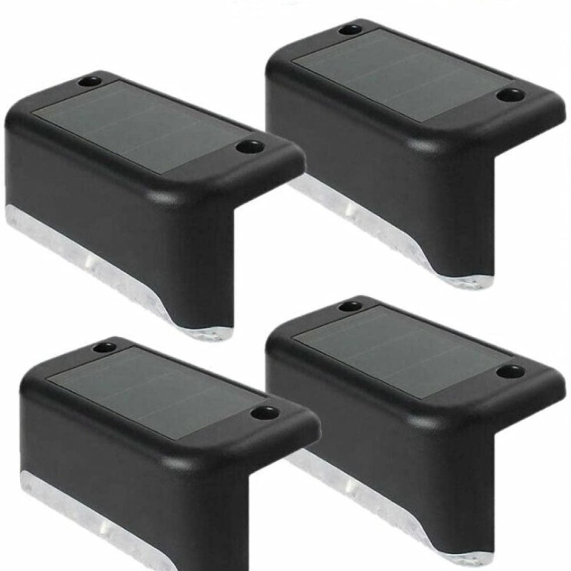 SOLARLED : Pack de 4 Appliques Solaires LED avec Kit de Fixation
