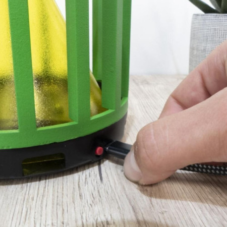 CACTUS TRAP : Piège Collant et Lumineux Anti insectes - Rechargeable