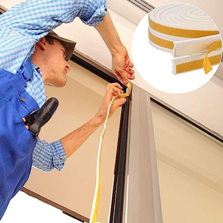 WINDOW SEAL : Joint d'Isolation Adhésif pour Portes et Fenêtres en Caoutchouc