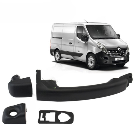 Poignée de Porte Extérieure Latérale Arrière et Avant pour RENAULT Master 3 OPEL Movano B NISSAN NV400