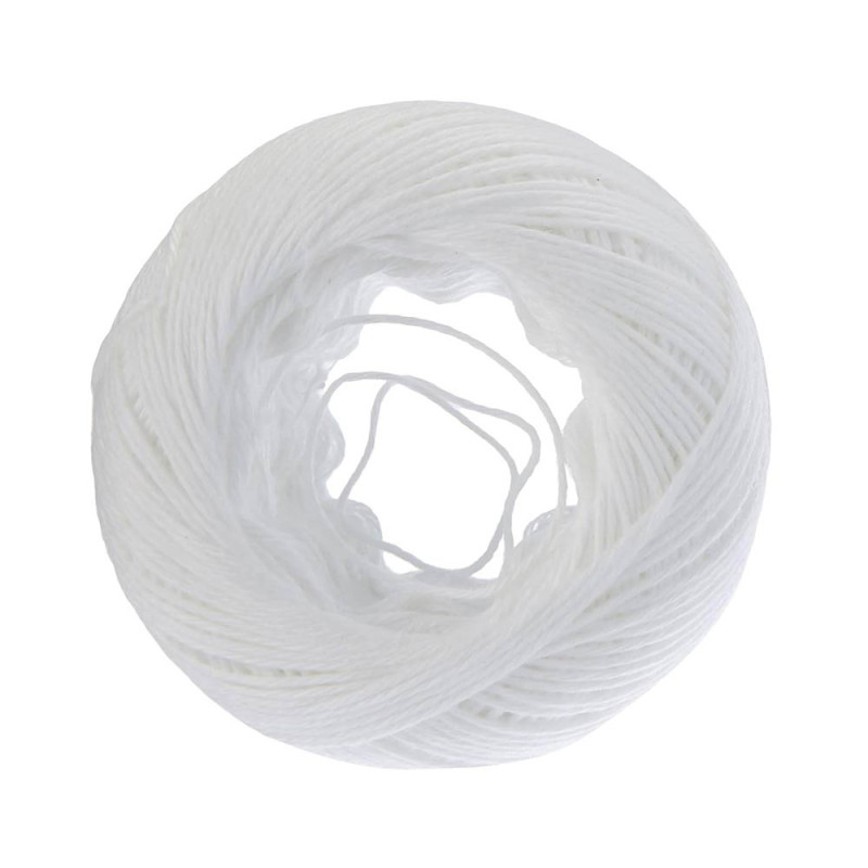 Ficelle alimentaire en polyester blanc 100 mètres, ficelle pour rôti, ficelle de cuisine