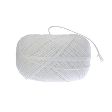 Ficelle alimentaire en polyester blanc 100 mètres, ficelle pour rôti, ficelle de cuisine