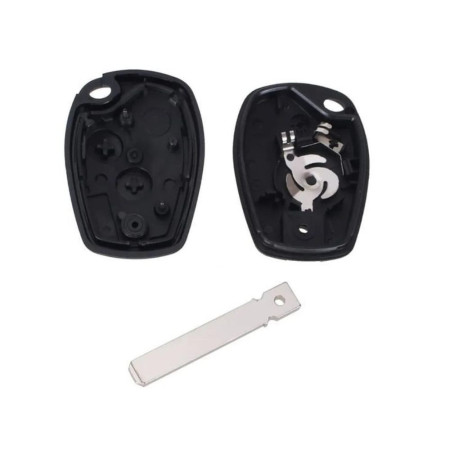 Coque de Clé Vague à 2 Boutons pour Véhicules CLIO MEGANE LAGUNA