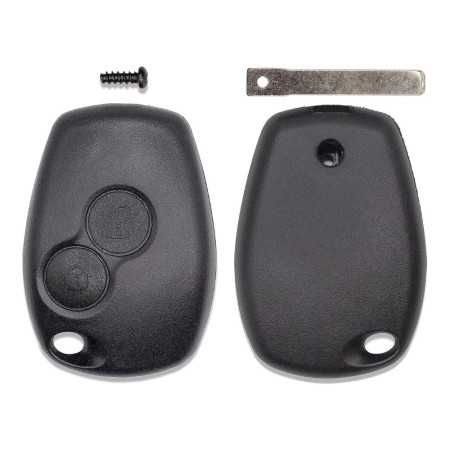 Coque de Clé Vague à 2 Boutons pour Véhicules CLIO MEGANE LAGUNA