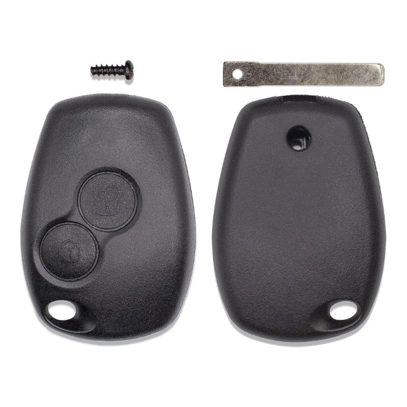 Coque de Clé Vague à 2 Boutons pour Véhicules CLIO MEGANE LAGUNA