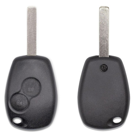 Coque de Clé Vague à 2 Boutons pour Véhicules CLIO MEGANE LAGUNA
