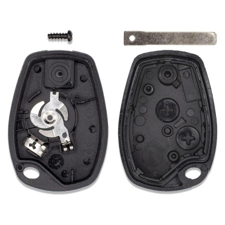 Coque de Clé Vague à 2 Boutons pour Véhicules CLIO MEGANE LAGUNA
