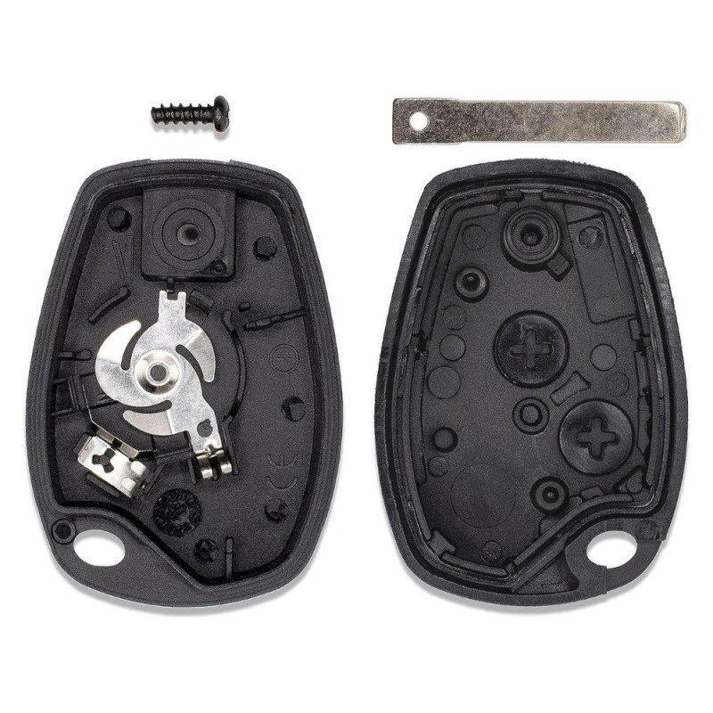 Coque de Clé Vague à 2 Boutons pour Véhicules CLIO MEGANE LAGUNA