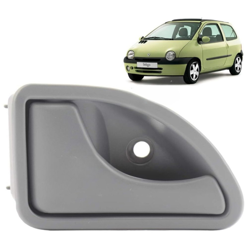 Poignée de porte intérieure gris avant gauche pour véhicules RENAULT Twingo I, Kangoo et NISSAN Kubistar