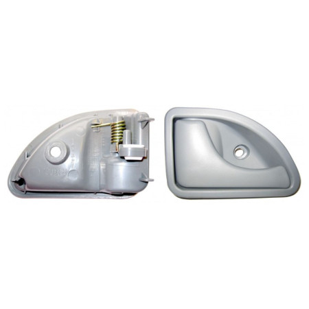 Poignée de porte intérieure gris avant gauche pour véhicules RENAULT Twingo I, Kangoo et NISSAN Kubistar