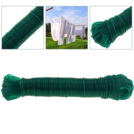 Corde à linge en âme acier avec tendeur - 3mm x 20M