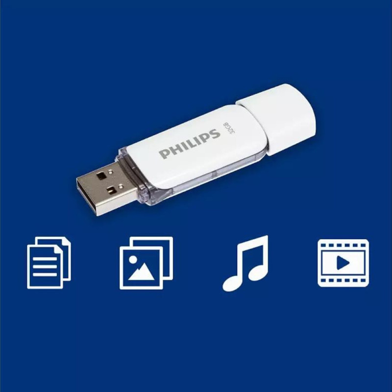 Clé USB Philipps 2.0 8/16/32 ou 64 GB