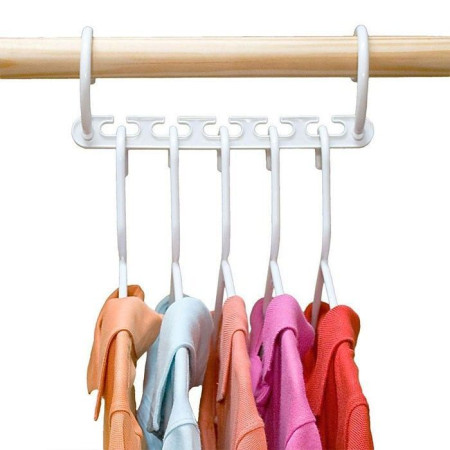 lot de 8 Cintres Multiples Save Space Hanger Cintre Multiple Magique