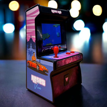 Mini Borne Arcade Reset Club - 200 Jeux Rétro 8 bits