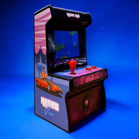 Mini Borne Arcade Reset Club - 200 Jeux Rétro 8 bits