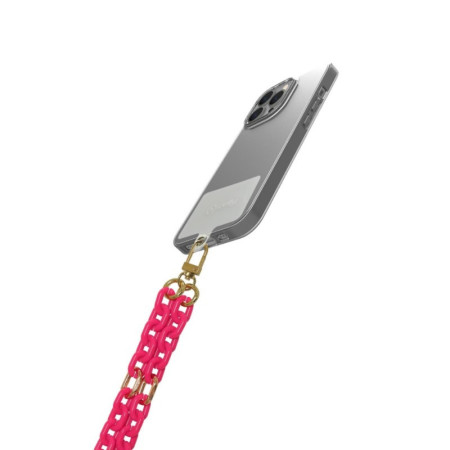 Chaîne de cou pour téléphone avec adaptateur universel