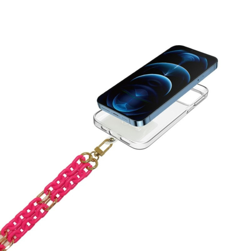 Chaîne de cou pour téléphone avec adaptateur universel