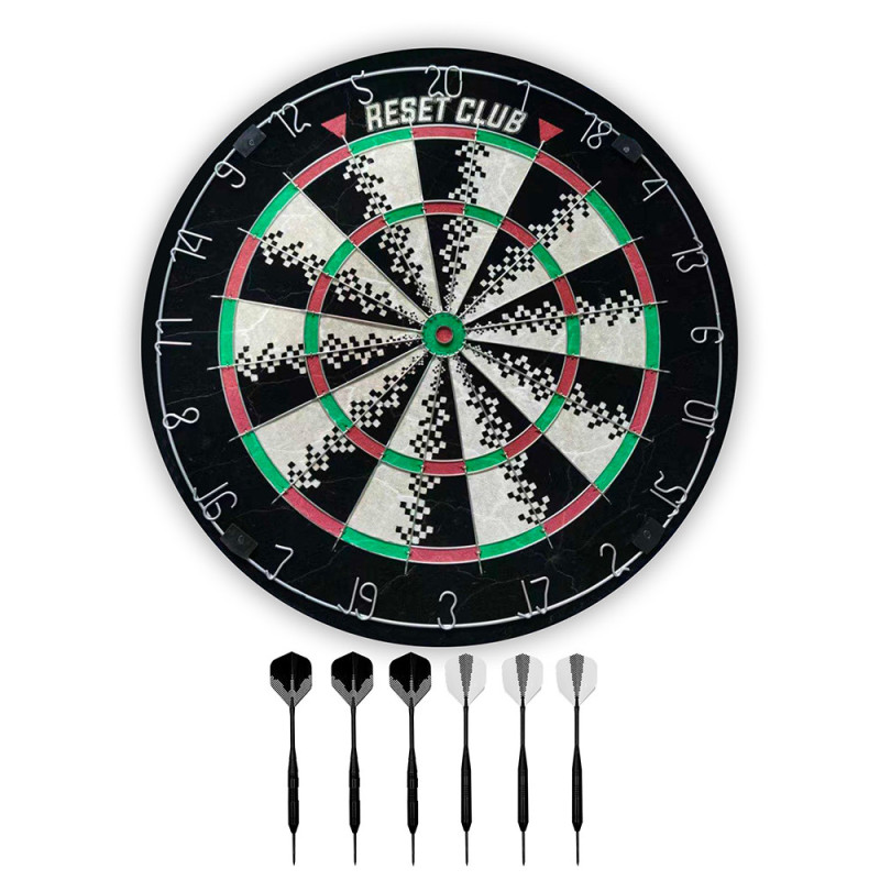 Jeu d'Adresse Cible avec Lot de 6 Fléchettes