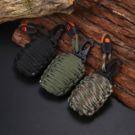 Grenade de Survie 21 Pcs avec Mousqueton