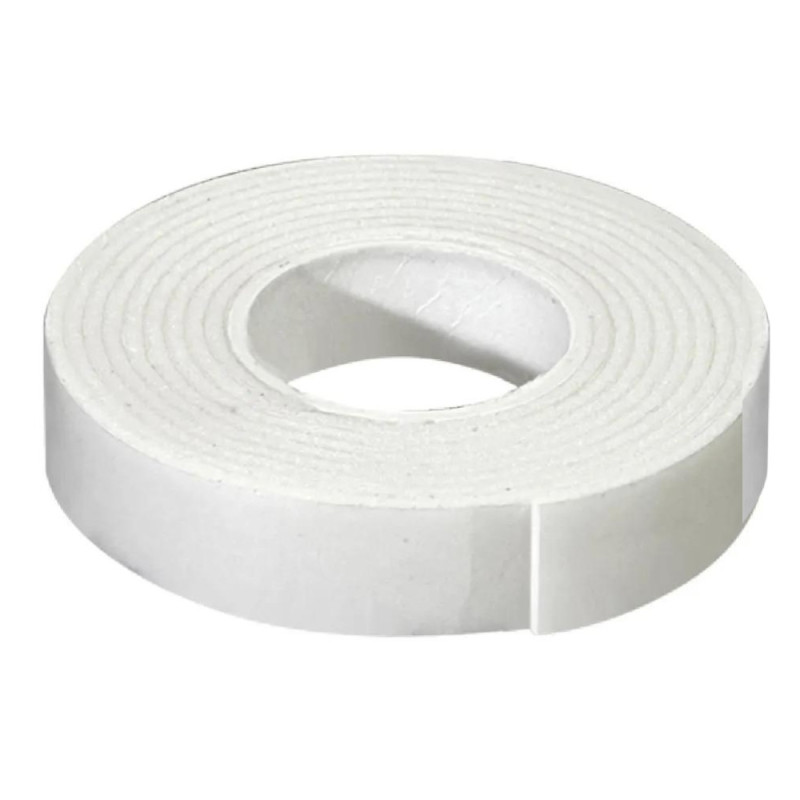 Ruban Mousse Adhésive Double Face Spécial Intérieur 1.5m x 19 mm