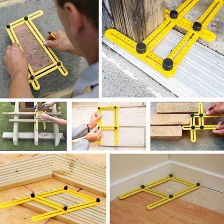 Regle Angle Pliable Multifonction de Mesure Multi Angles