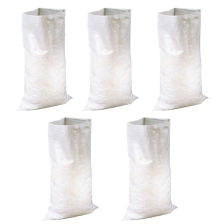 Lot de 5 Sacs Multi-Usages Ultra Résistants - 70 litres de Volume, Charge Max de 30kg par Sac