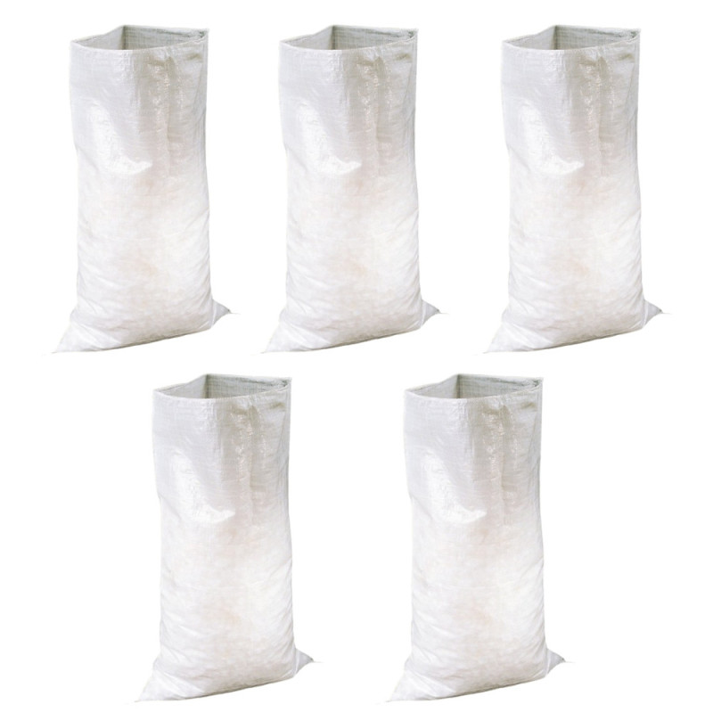 Lot de 5 Sacs Multi-Usages Ultra Résistants - 70 litres de Volume, Charge Max de 30kg par Sac