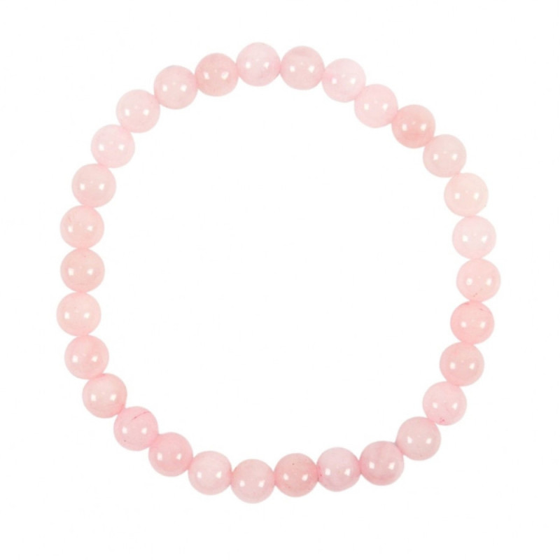 Bracelet Calme Paix et Tendresse avec Pierres Naturelles en Quartz Rose