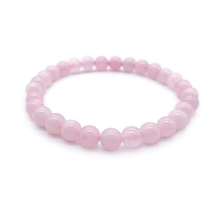 Bracelet Calme Paix et Tendresse avec Pierres Naturelles en Quartz Rose