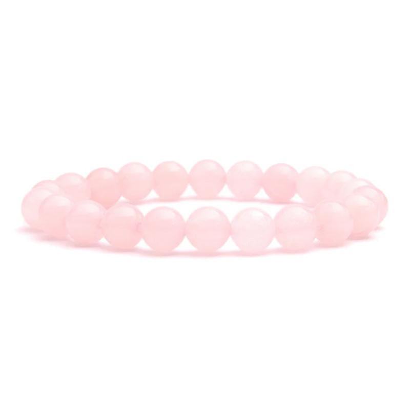 Bracelet Calme Paix et Tendresse avec Pierres Naturelles en Quartz Rose