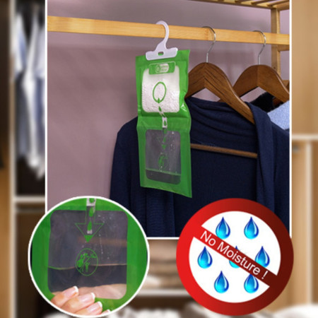 Déshumidificateur de Penderie en Sachets à Suspendre - Idéal pour Absorber l'Humidité