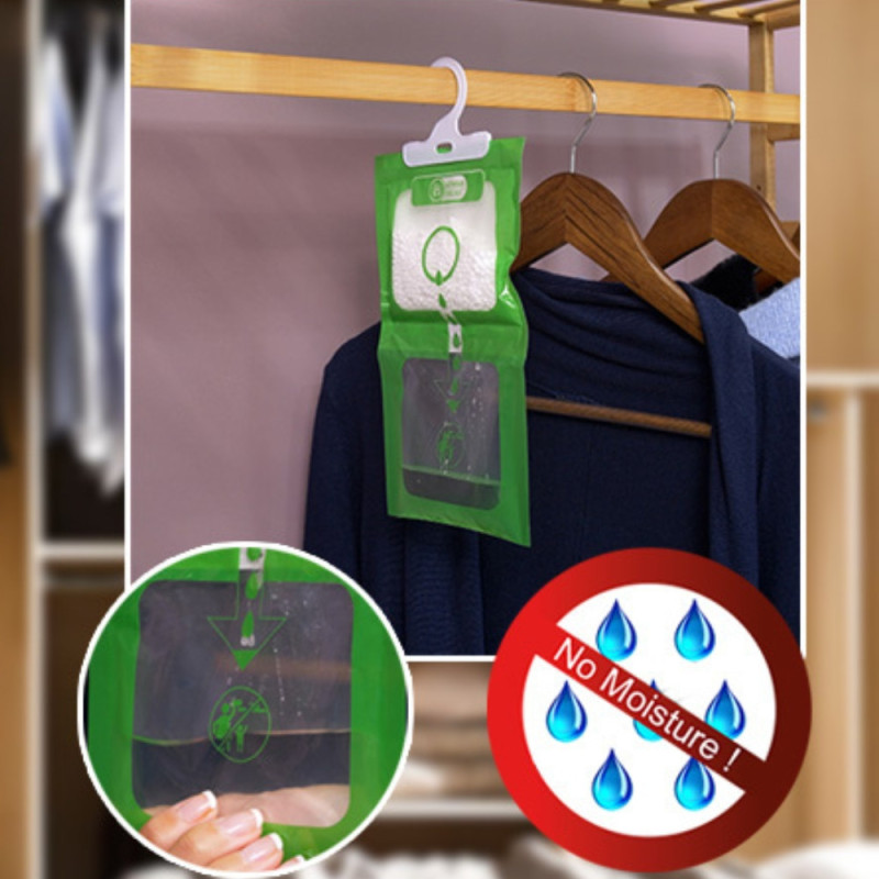 Déshumidificateur de Penderie en Sachets à Suspendre - Idéal pour Absorber l'Humidité