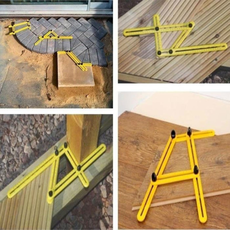 Regle Angle Pliable Multifonction de Mesure Multi Angles