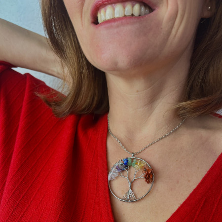 HARMONY NECKLACE : Collier Arbre de Vie - 7 Chakras