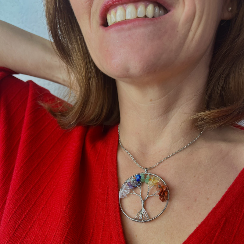 HARMONY NECKLACE : Collier Arbre de Vie - 7 Chakras