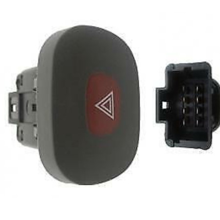 Bouton de Warning Ovale pour Renault Clio II