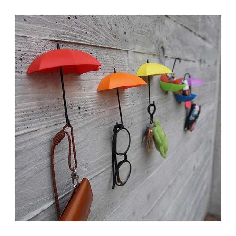 Pack de 6 Parapluies Vide Poche avec Fixation Murale
