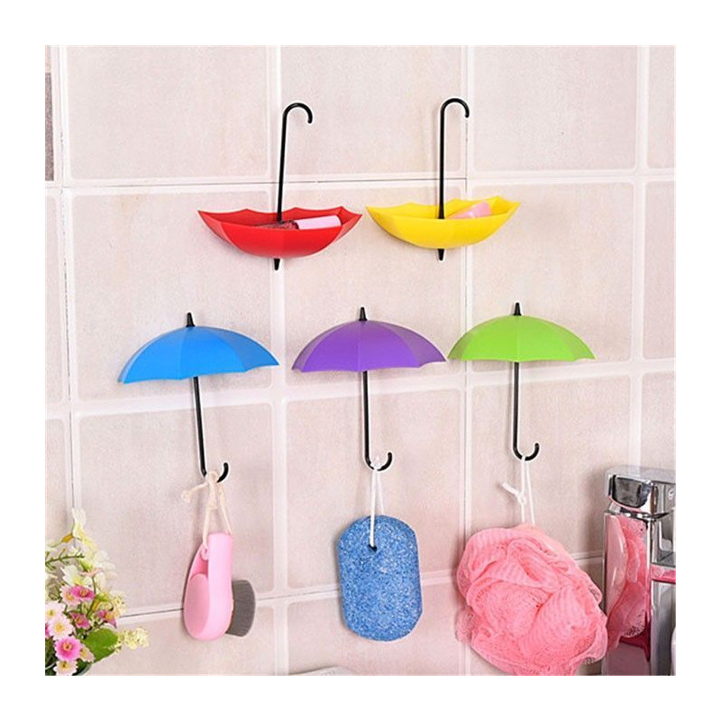 Pack de 6 Parapluies Vide Poche avec Fixation Murale